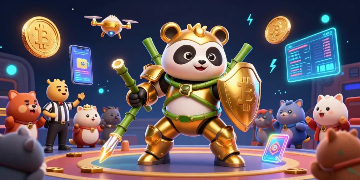 Engage in the thrilling world of SODO66 with 3D cartoon panda piloting an action-packed gambling arena.