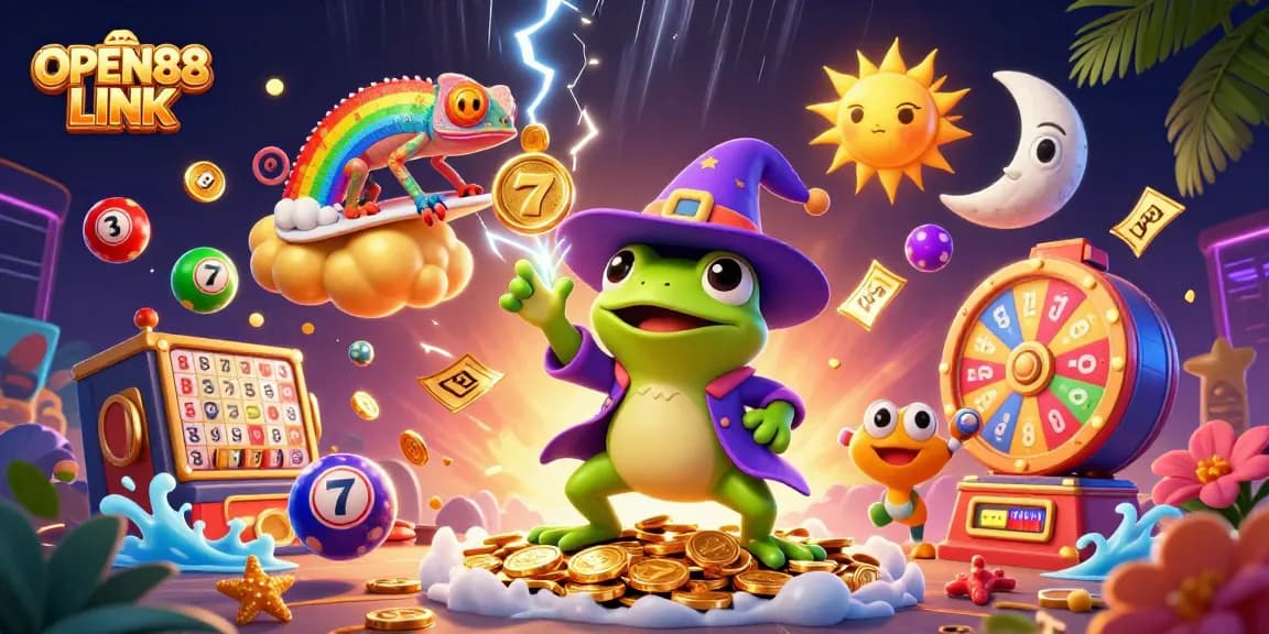 Spin and win with exciting gameplay elements in the OPEN88 LINK fantasy casino scene.