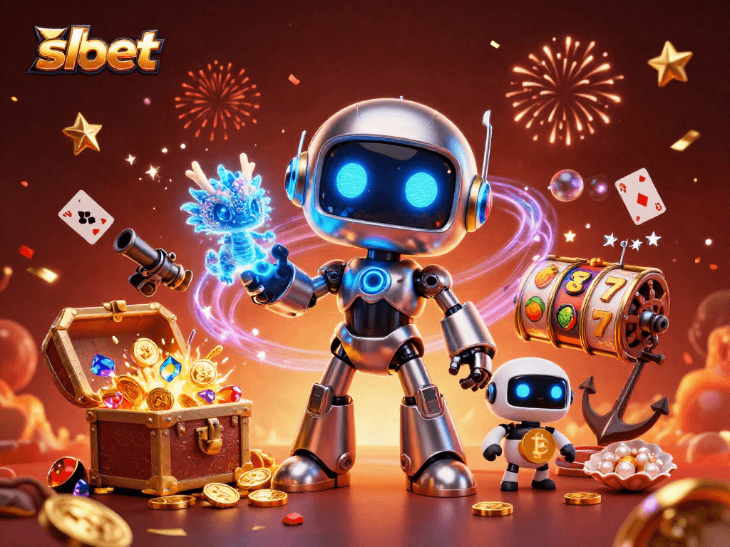 Engage with shbet in this vibrant, detailed casino scene featuring characters and exciting gambling elements.