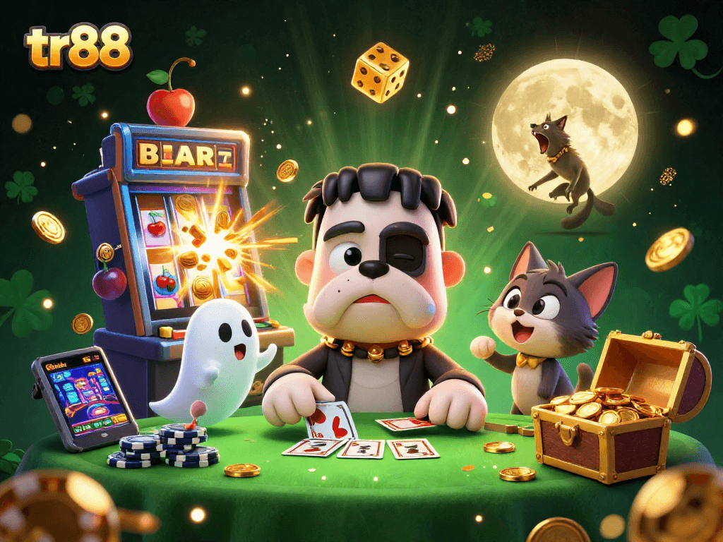 Experience thrilling gameplay at tr88 with an exciting 3D casino illustration showcasing action-packed elements.