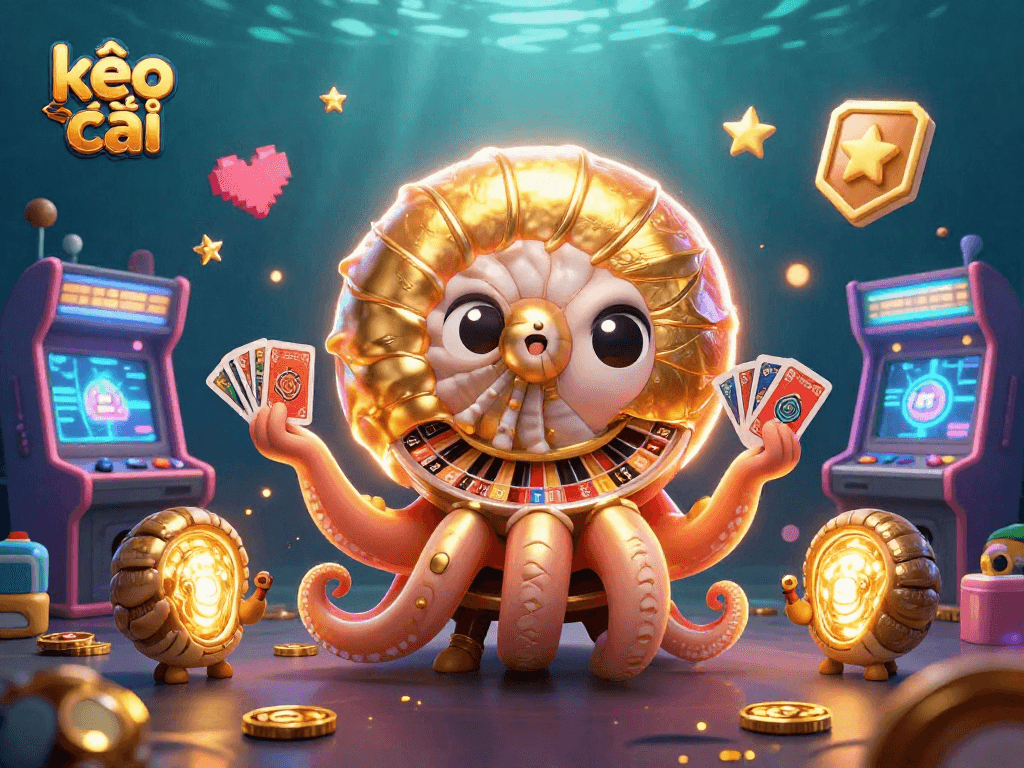 Engage with kèo nhà cái in an exhilarating underwater casino scene featuring a giant nautilus and dynamic gaming elements.