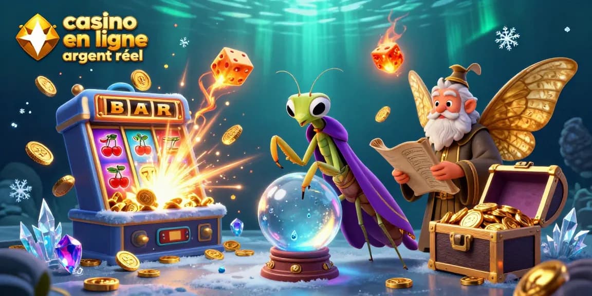 Gagnez avec le casino en ligne argent réel grâce à une illustration 3D captivante.