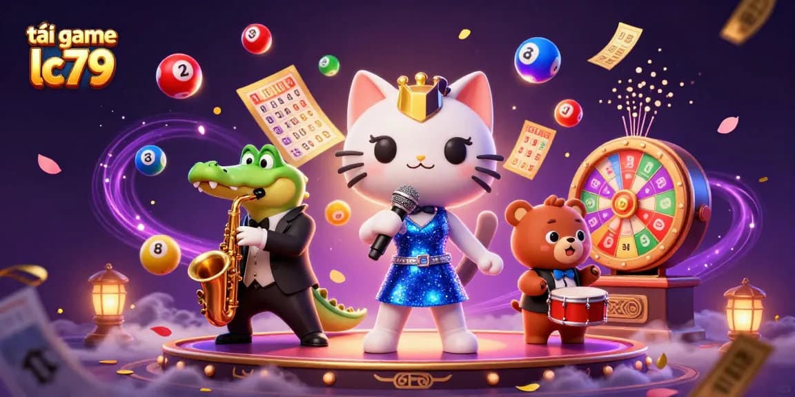 Trải nghiệm tải game lc79 với các ký tự hoạt hình tại sòng bài, cùng những yếu tố thú vị.