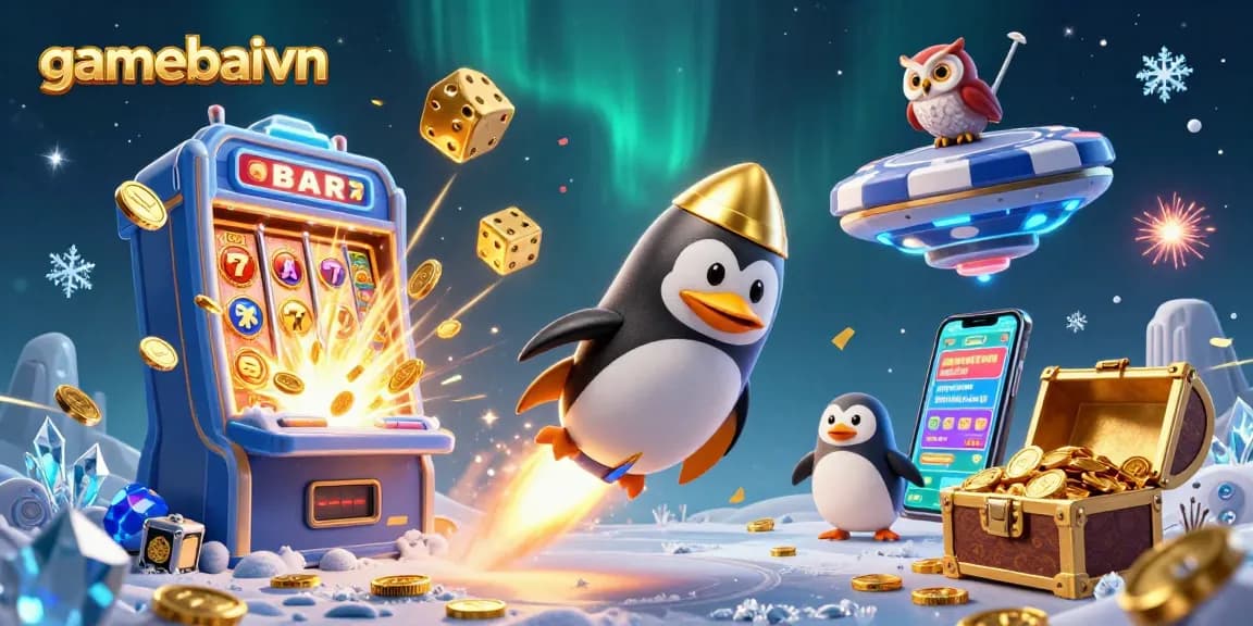 Engage with gamebaivn and experience a vibrant poker-themed 3D casino adventure.