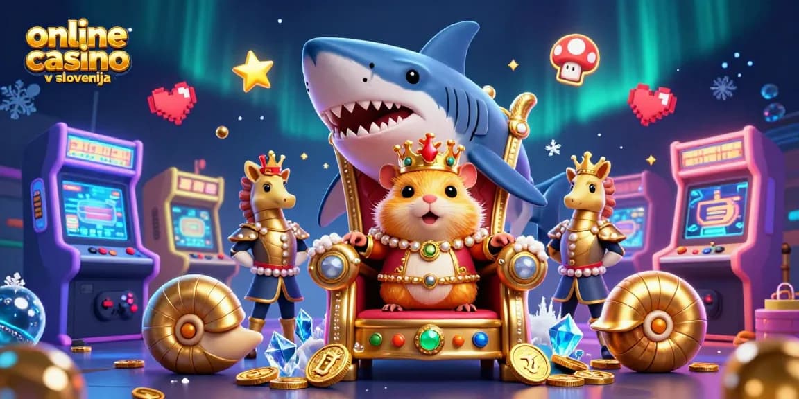 Gladko igranje in zabava v svetu online casino v Sloveniji s kraljem in njegovimi spremljevalci.