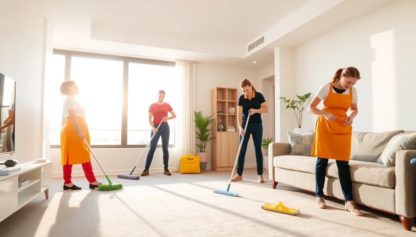 Efficient bond cleaning Logan service ensuring spotless results in a modern apartment setting.