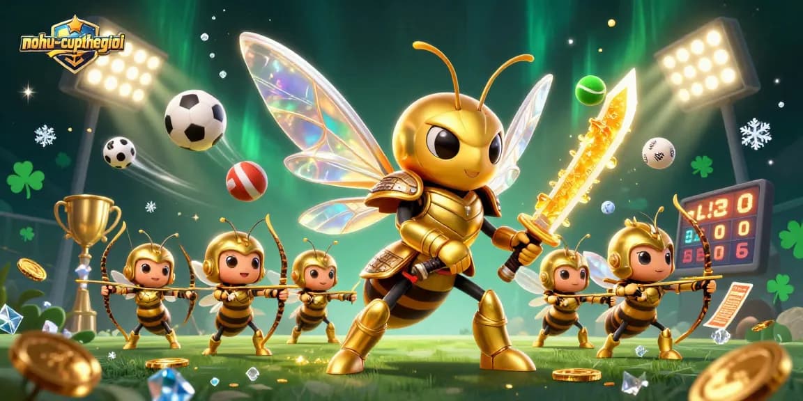 Engage with nohu-cupthegioi for thrilling sports betting action featuring dynamic characters and energetic elements.