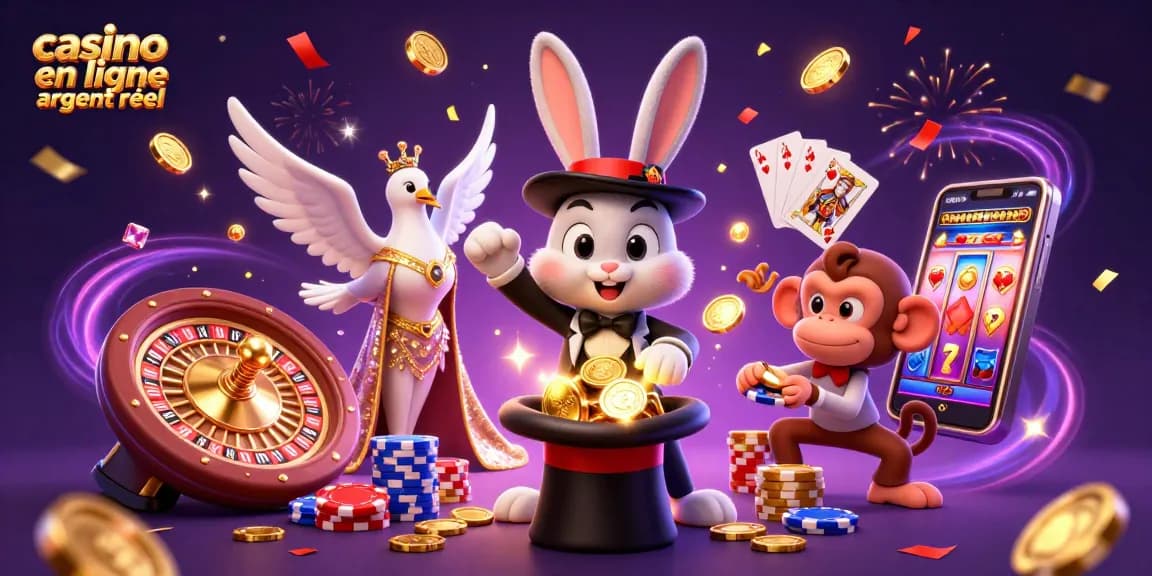 Jouez sur un casino en ligne argent réel, découvrez des gains extraordinaires avec des pièces d'or et des roulettes magiques.