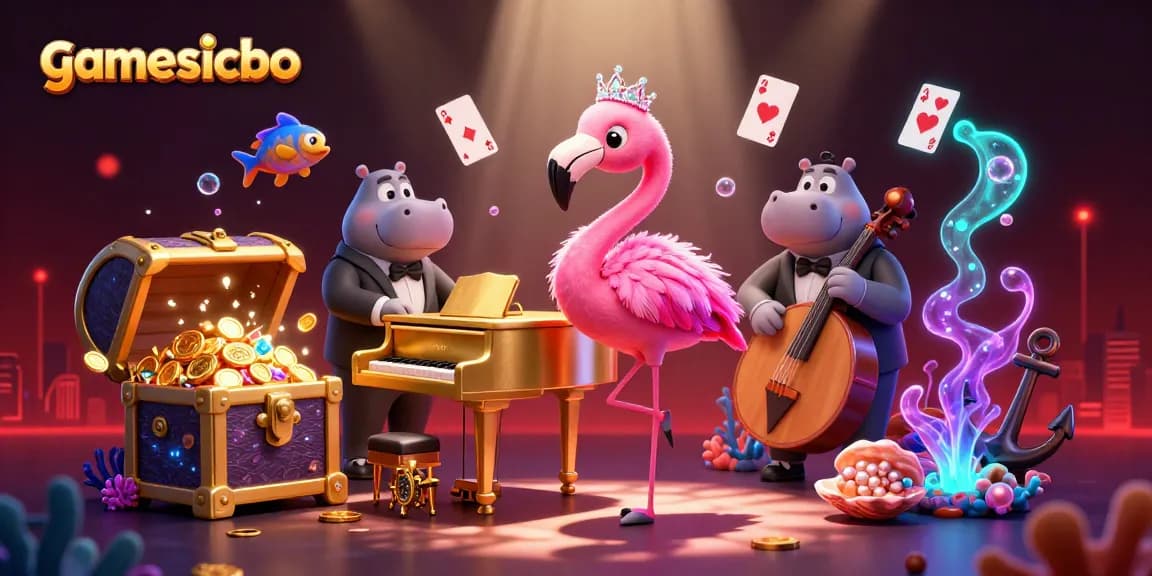Experience the dynamic gamesicbo scene with vibrant casino characters and thrilling gaming elements.