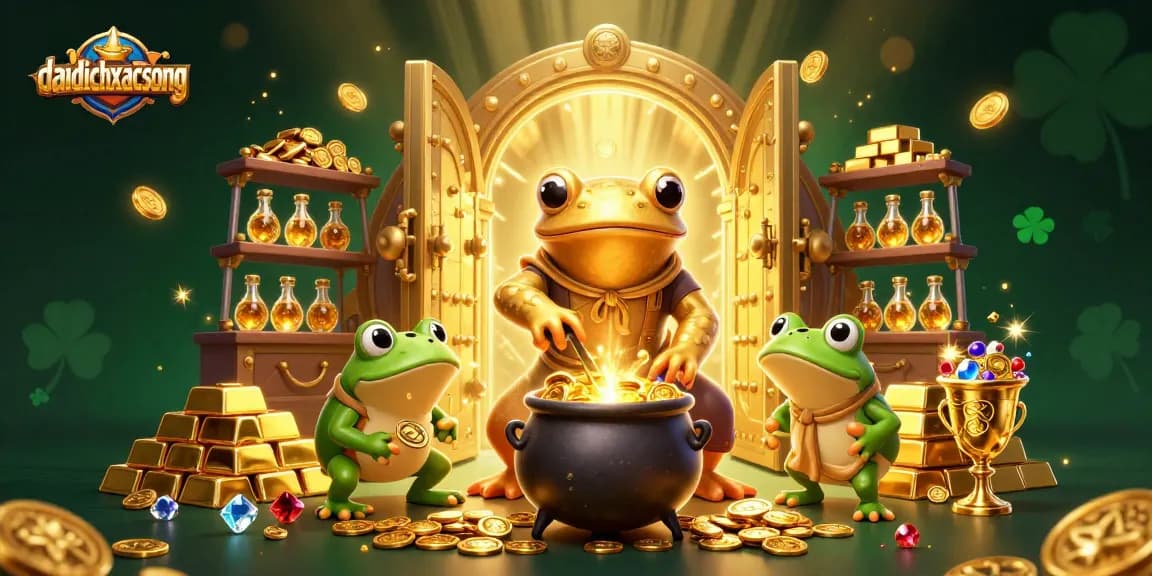Engage in daidichxacsong, showcasing a golden salamander alchemist creating treasure with dynamic magical elements.
