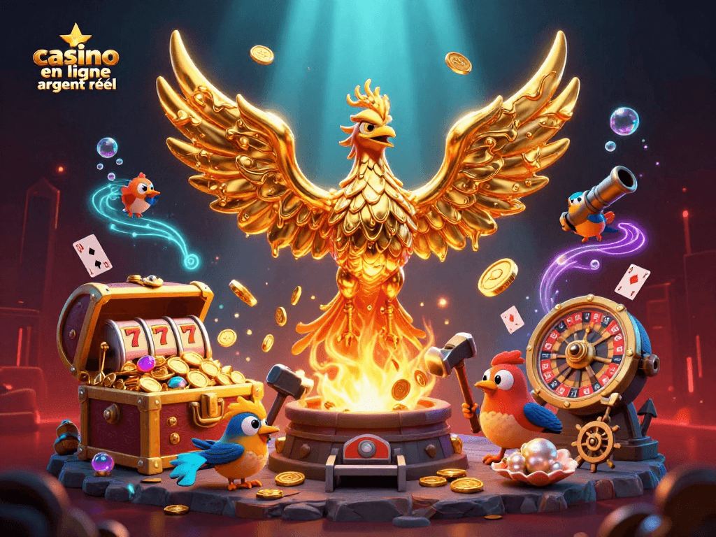 Gagnez avec le casino en ligne argent réel grâce à des jeux captivants et des motifs colorés.