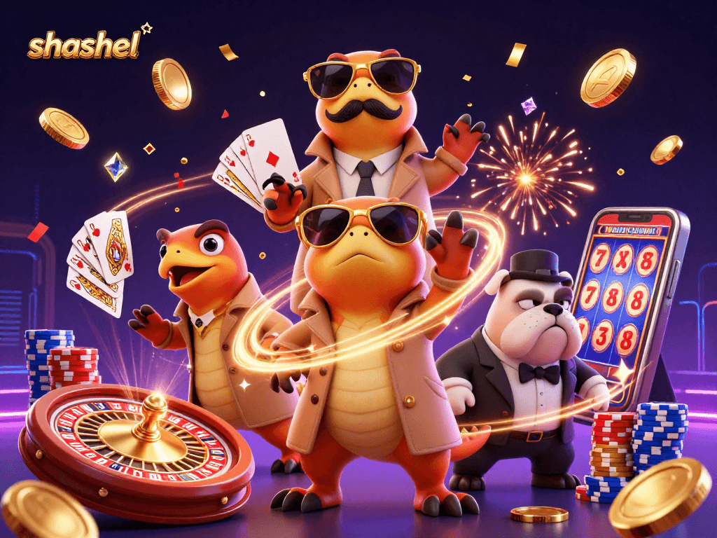 Experience shashel, the exciting world where raptors and a bulldog bouncer bring casino action alive