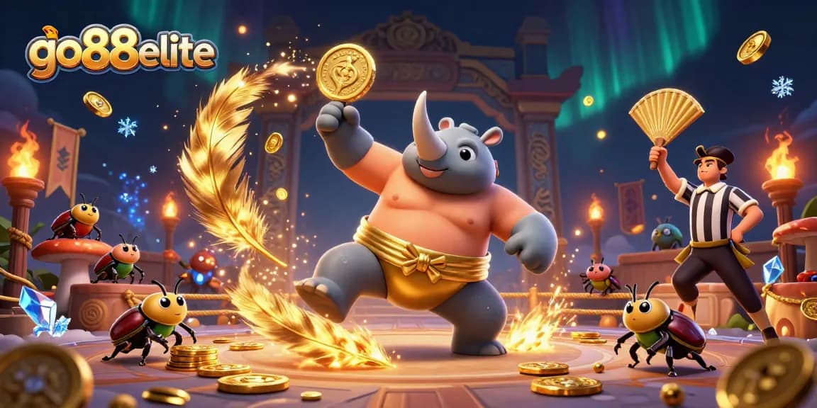 Experience thrilling gameplay with go88elite while enjoying vibrant casino-style cartoon art.