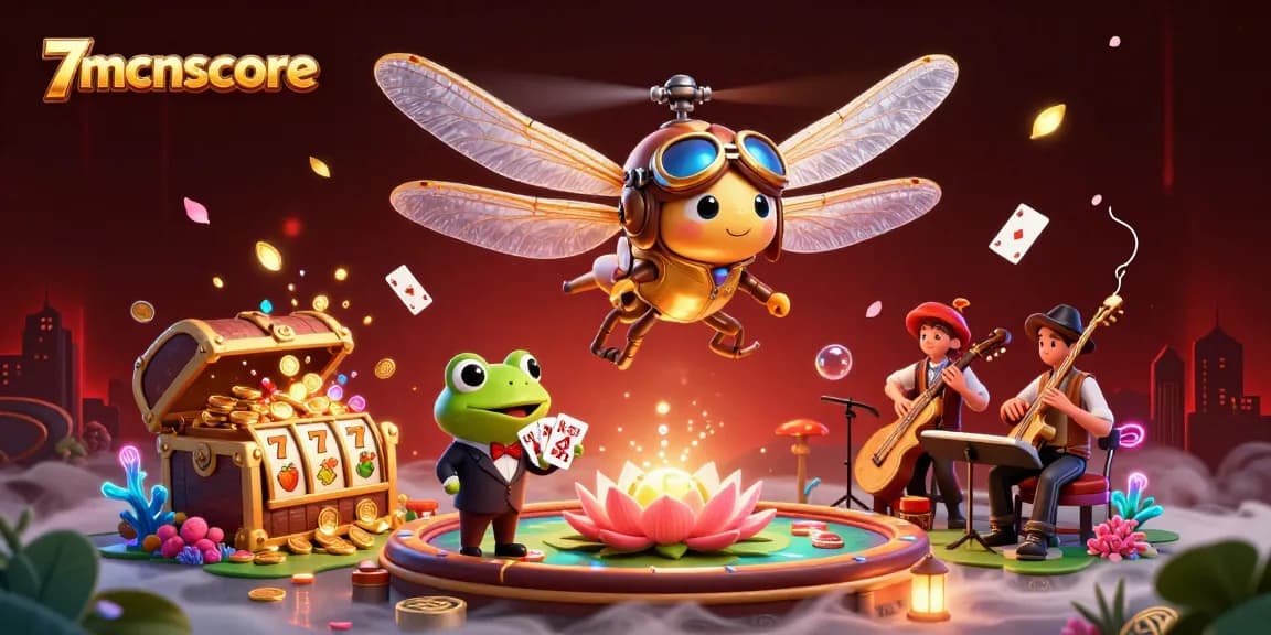 Experience the thrill of 7mcnscore with vibrant 3D casino characters and dynamic gaming elements.