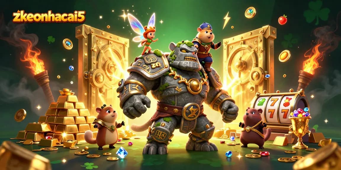 Experience exhilarating gameplay with zkeonhacai5's vibrant slot adventure featuring enchanted characters.