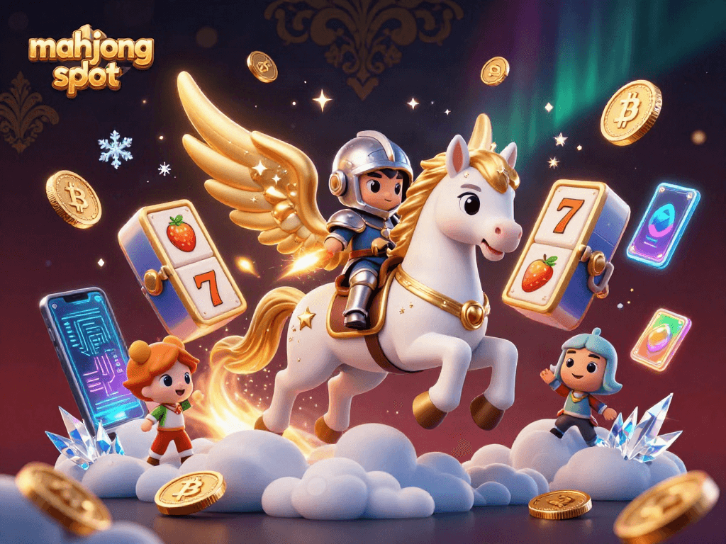 Spin the mahjong slot for big wins with 3D fantasy characters and vibrant casino elements.