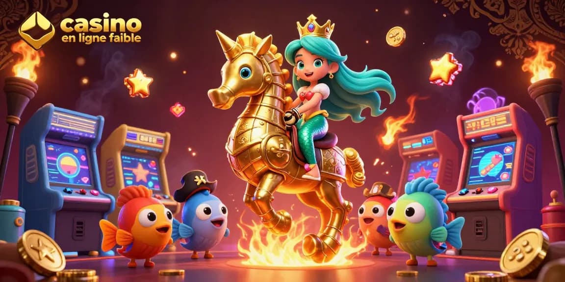 Un courtier en ligne fiable proposant des jeux de casino passionnants avec une princesse sirène.