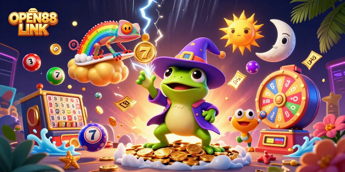 Spin and win with exciting gameplay elements in the OPEN88 LINK fantasy casino scene.