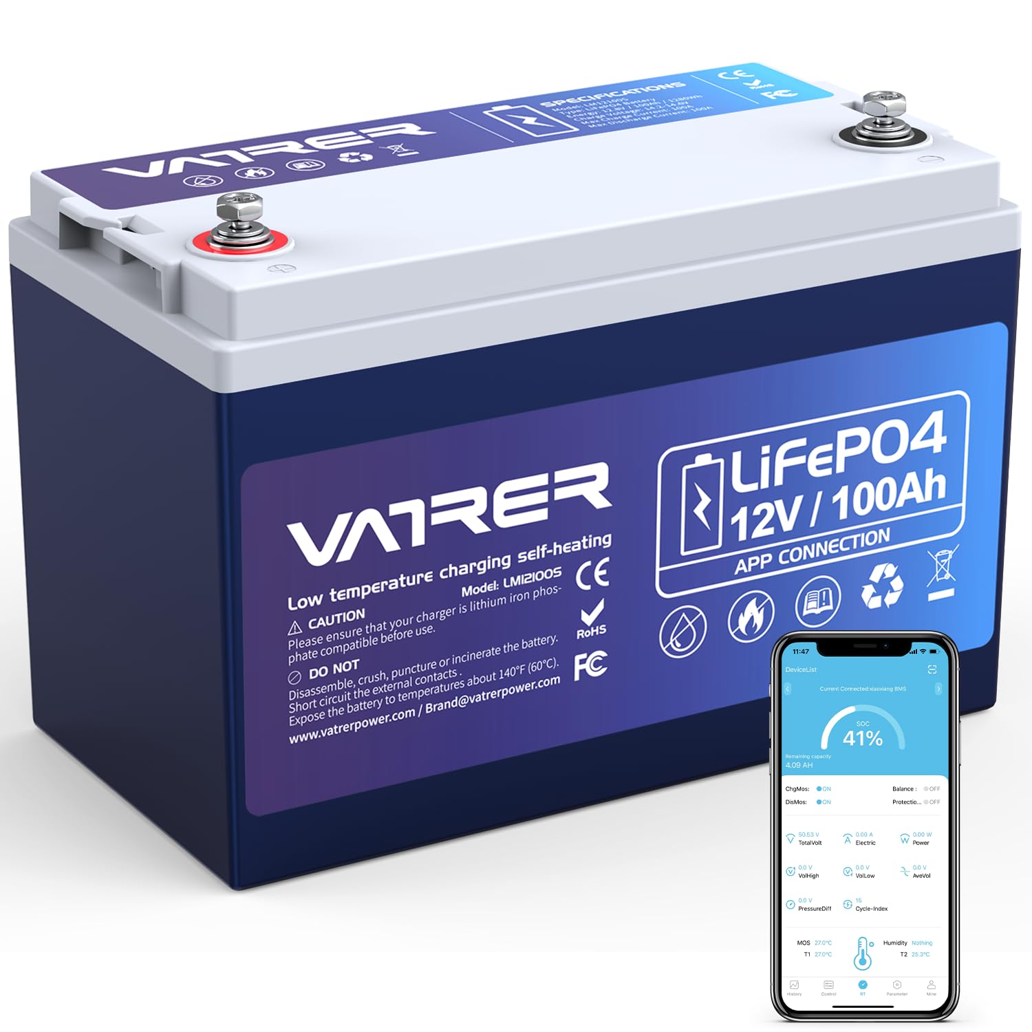 Experience Better Energy with Vatrer Power Lithium Golf Cart Batteries and 48V 105Ah Lithium Battery