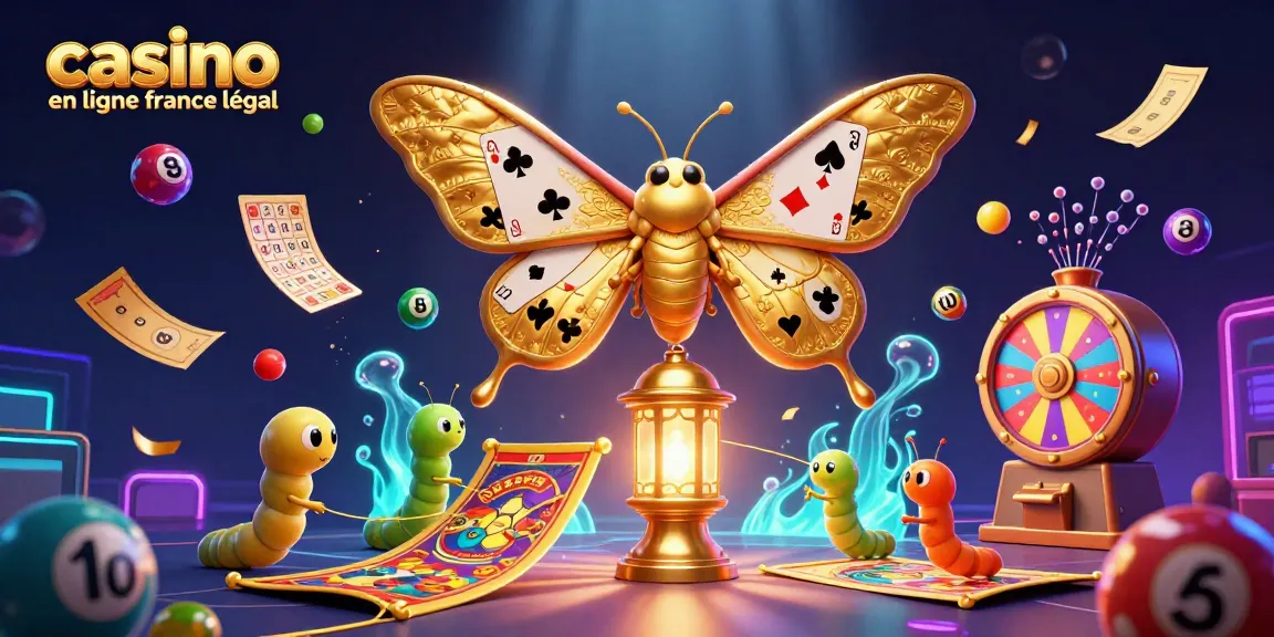 Illustration vibrante de casino en ligne en France légal avec une taupe majestueuse et des accessoires de jeu