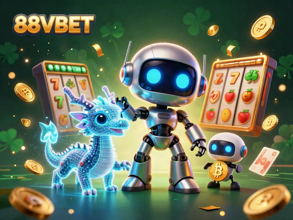 Experience thrilling gameplay action at 88VBET with 3D characters and casino elements.