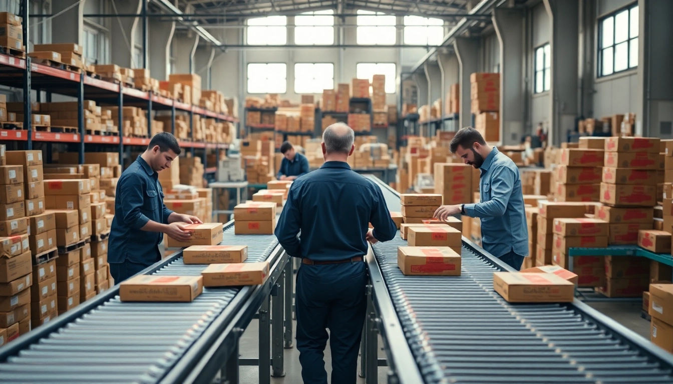 Discover the operations at a leading packaging company Illinois, showcasing vibrant colors and skilled workers.