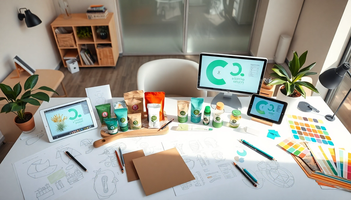 Engaging display of creative packaging design agency Melbourne showcasing innovative products and workspace.