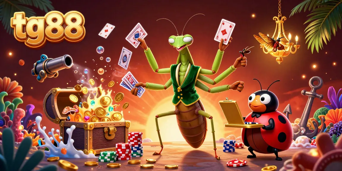 Experience dynamic gaming thrills at tg88 with vibrant characters and exciting casino elements!