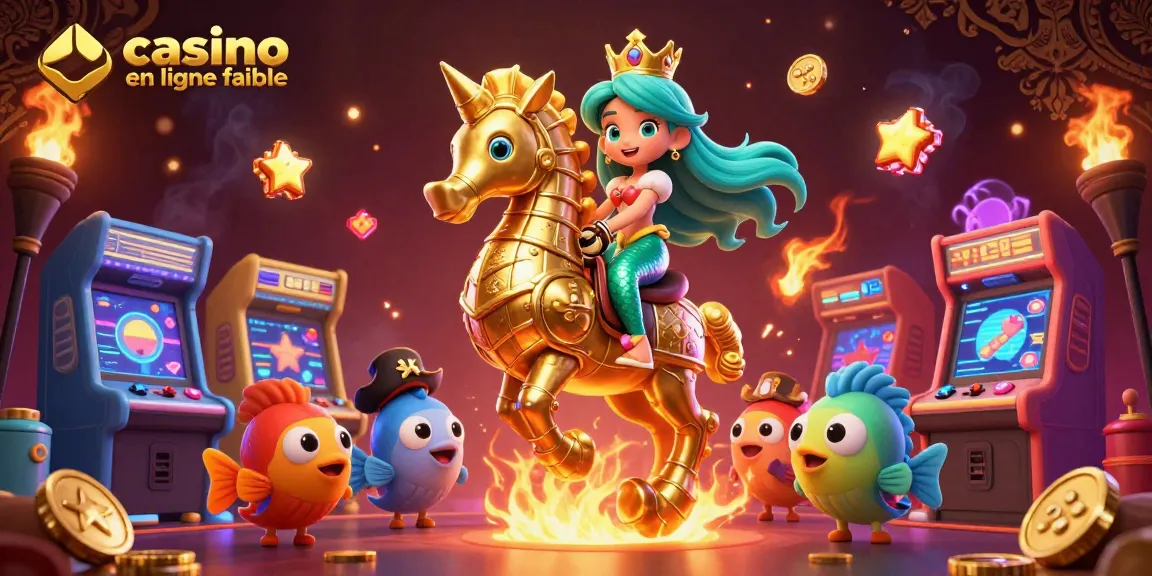 Un courtier en ligne fiable proposant des jeux de casino passionnants avec une princesse sirène.