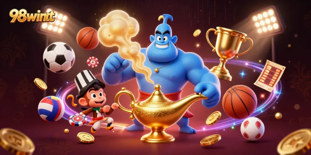 Experience thrilling wins at 98wintt with exciting slots, vibrant characters, and dynamic gaming elements.