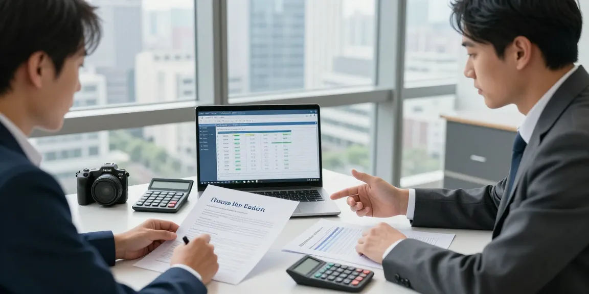 Zakelijke lening zonder jaarcijfers: ondernemer bespreekt financieringsopties met adviseur in professionele setting.