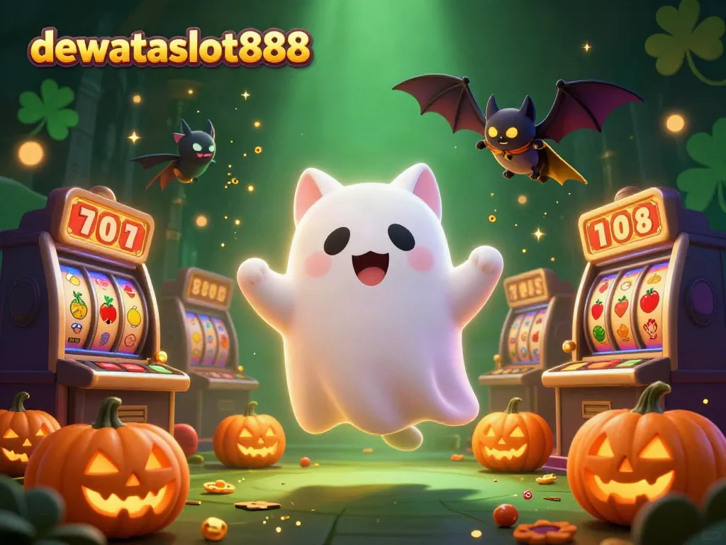 Gali jackpot dengan dewataslot888, menciptakan suasana kasino yang menyeramkan dan penuh warna